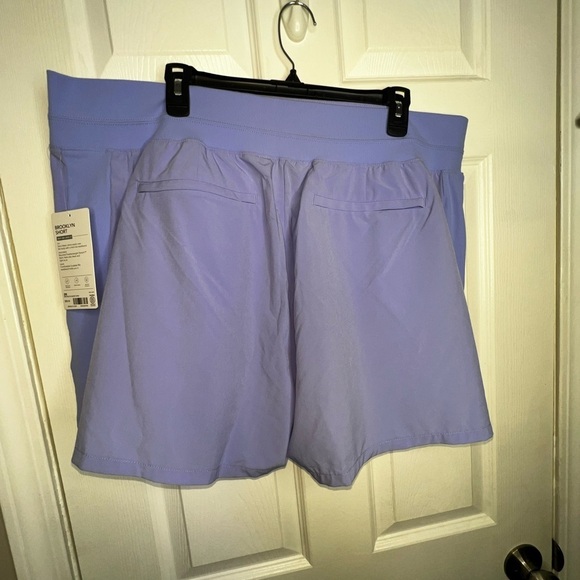 NWT Athleta Women's Plus Size 20 Brooklyn Shorts Victorian Periwinkle Active 2X - Picture 5 of 16